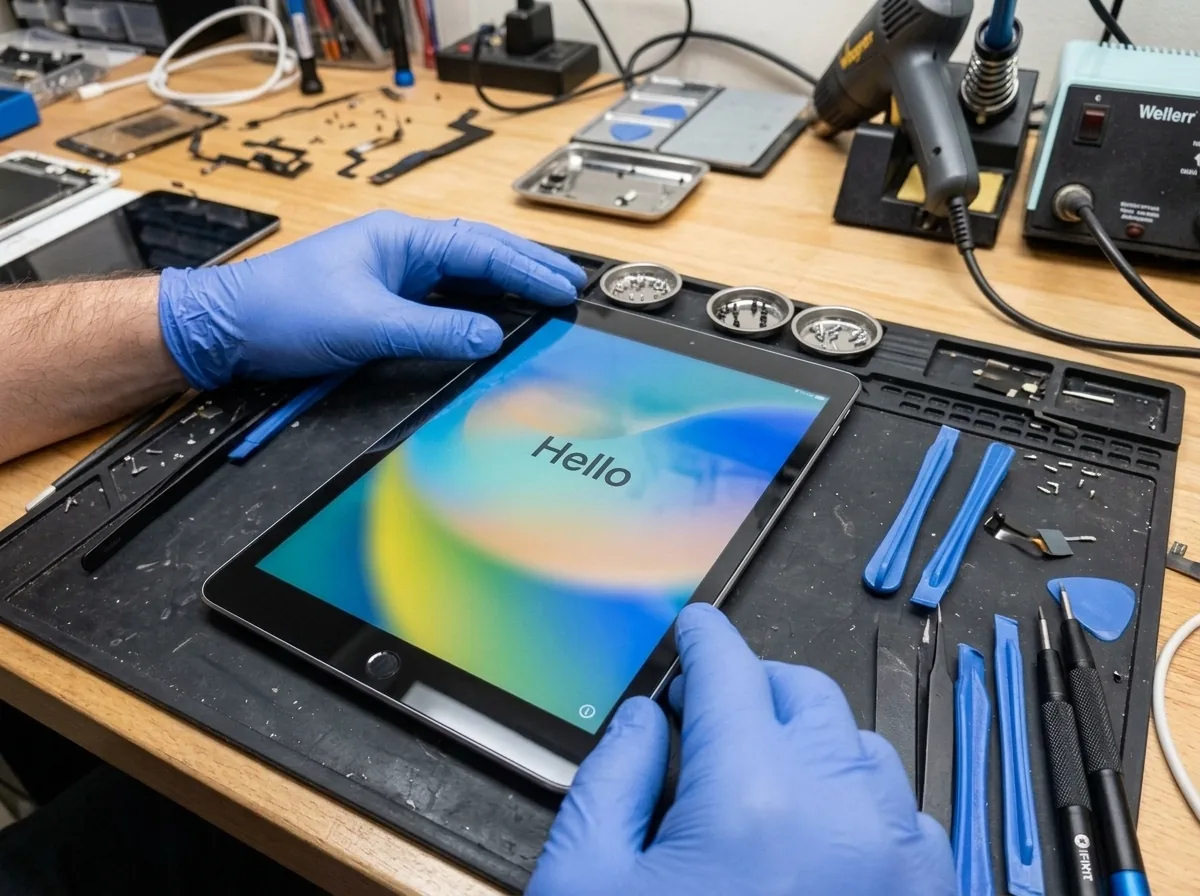 Touch Glass Digitizer Renewal - After Repair