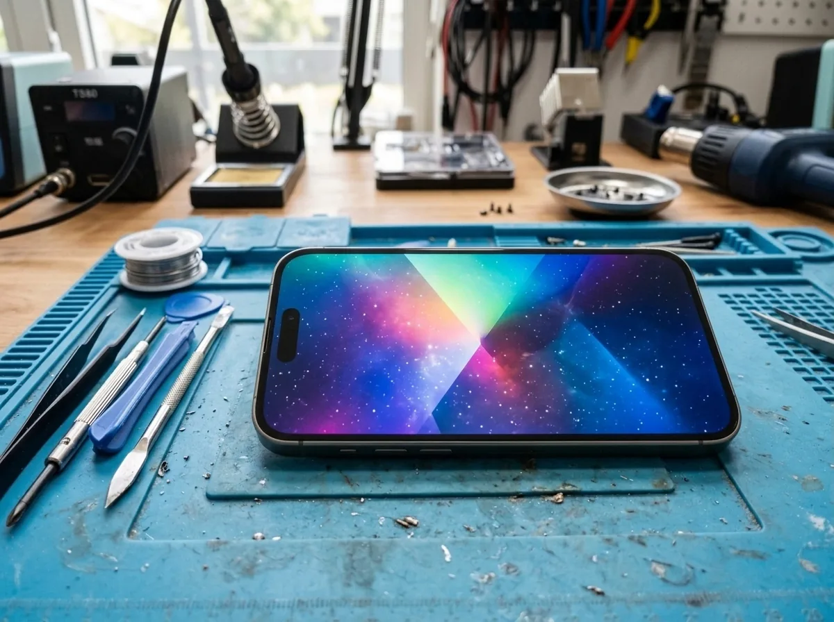 OLED Display & Digitizer Replacement - After Repair