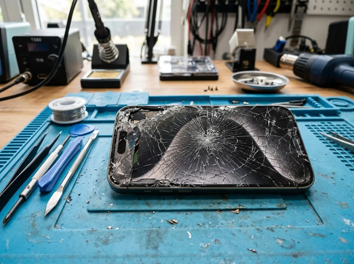 OLED Display & Digitizer Replacement - Before Repair