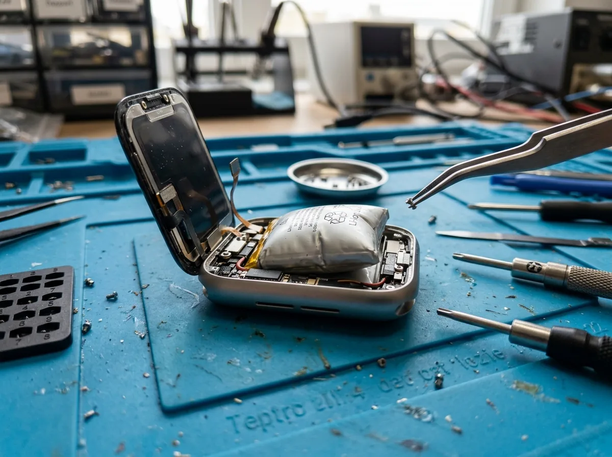 Swollen Battery & Sensor Servicing - Before Repair