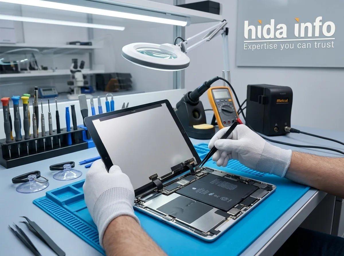 iPad Retina display replacement service at Hida Info Chandni Chowk