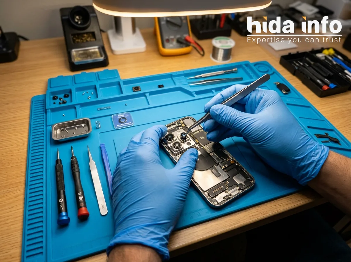 iPhone camera and lens replacement at Hida Info Chandni Chowk Kolkata