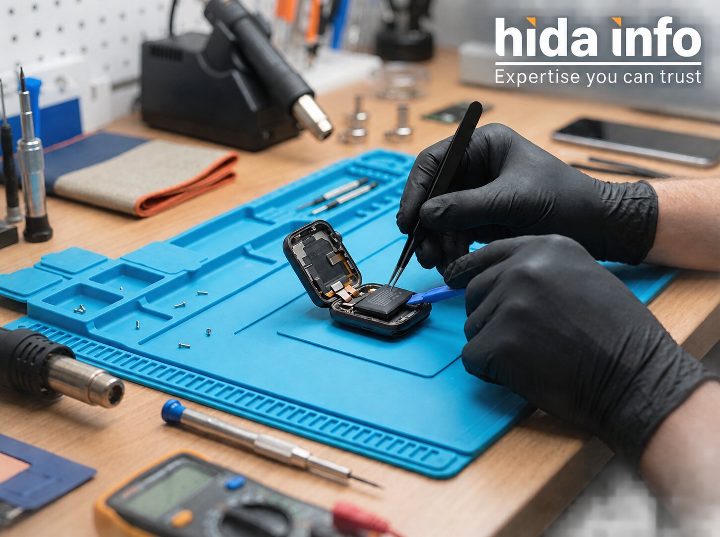 Apple Watch iWatch battery replacement service - Hida Info Kolkata