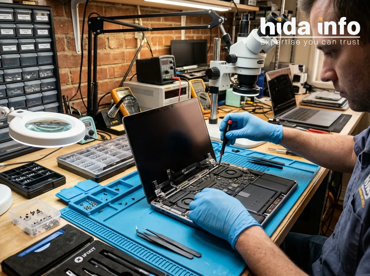 MacBook Retina screen and display replacement at Hida Info Kolkata
